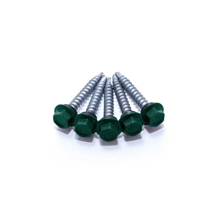 Саморезы 4,8х35 RAL 6005 (GL PRO)