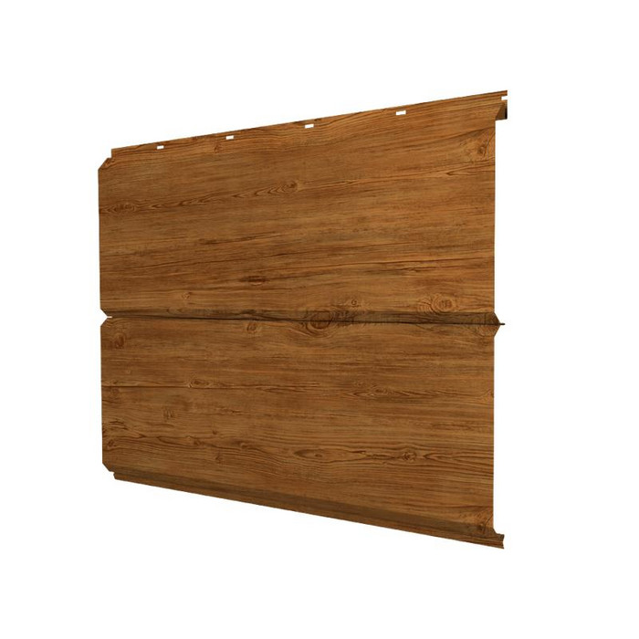 Софит ЭкоБрус new без перфорации 0,45 Print Elite Golden Wood