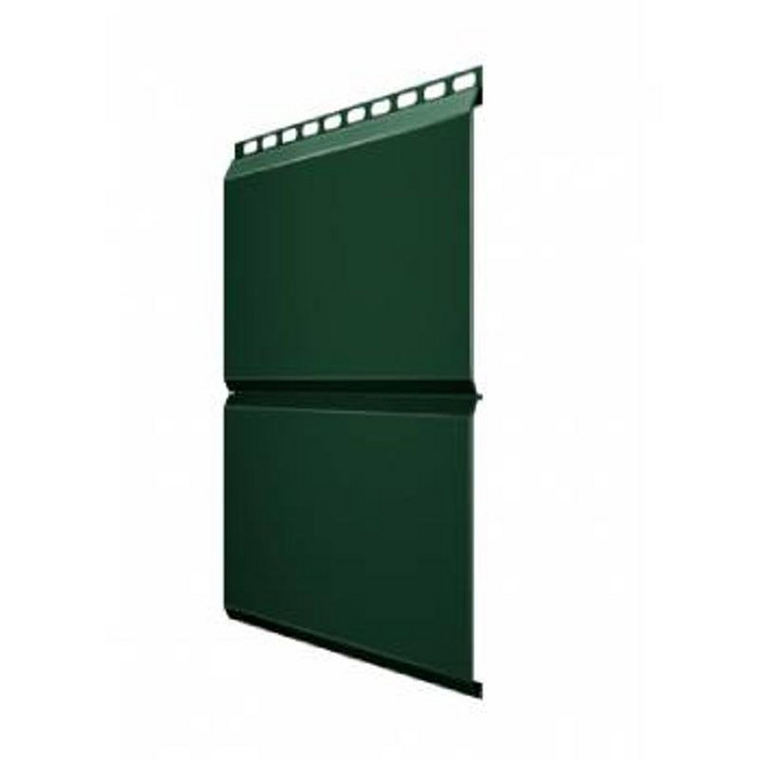 Софит ЭкоБрус с перфорацией 0,345 Grand Line 0,5 Velur RAL 6020 хромовая зелень