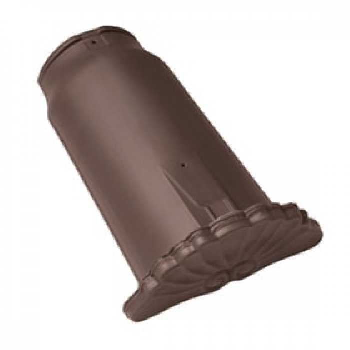 Начальная коньковая черепица Braas Опал темно-коричневый