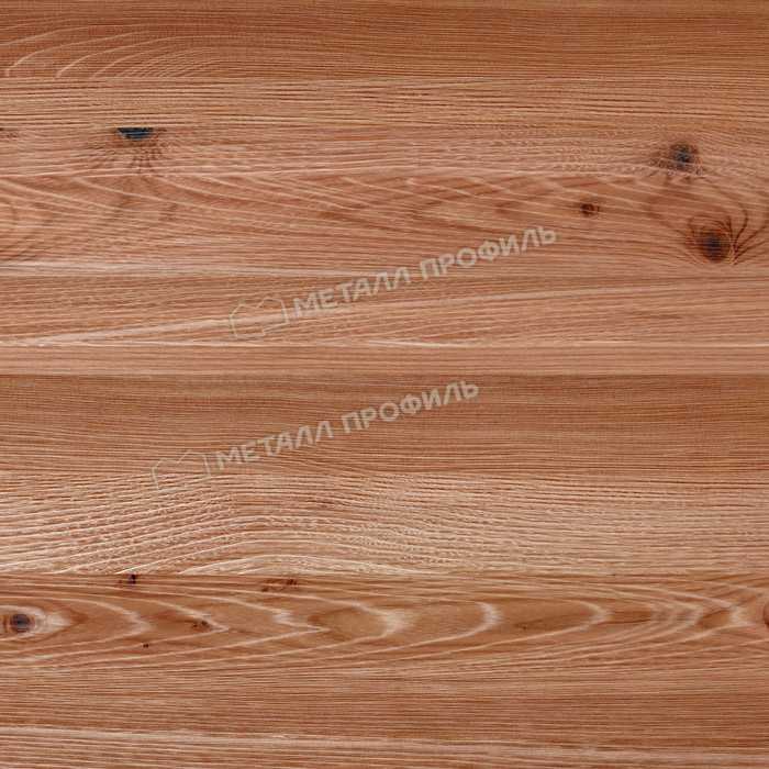 Планка карнизного свеса 250х50х3000 (ECOSTEEL_T-01-Кедр-0.5)