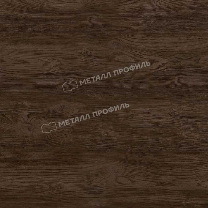Планка карнизного свеса сложная 250х50х3000 (ECOSTEEL_MA-01-МореныйДуб-0.5)