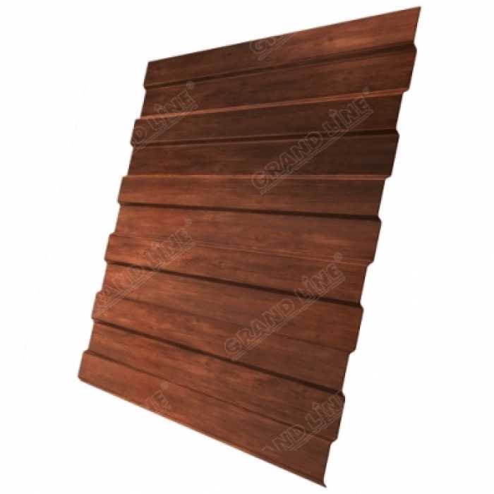 Профлист Grand Line C8A 0.45 Print Elite Cherry wood