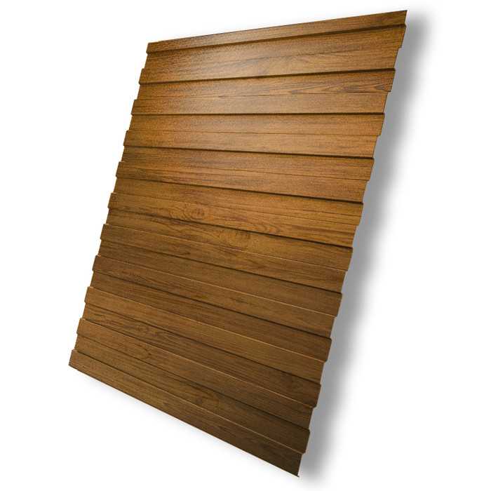Профлист Grand Line C8A 0.45 Print-double Elite Golden wood