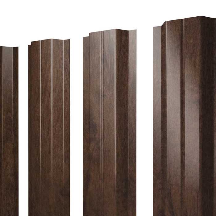 Штакетник П-образный А Grand Line 0,45 Print-double Elite Antique Wood Antique Wood