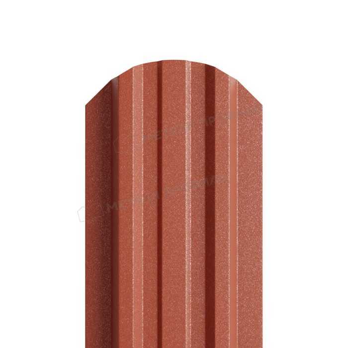 Штакетник Металл Профиль LАNE-O 0,5 VikingMP® E RAL8004 Коричневая медь