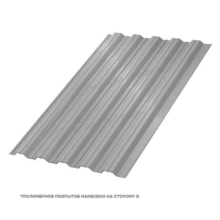 Профлист Металл Профиль HC35 0.5 NormanMP RAL 9006 Бело-алюминиевый B