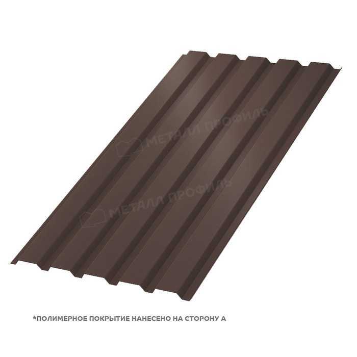 Профлист Металл Профиль МП35 0.5 PURMAN® RR 32 Темно-коричневый A
